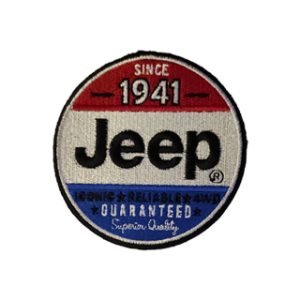 Parche bordado Jeep since 1941   6 x 6 cm. [MA-301]