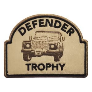 Parche bordado Defender Trophy   9 x 7 cm. [MA-317]