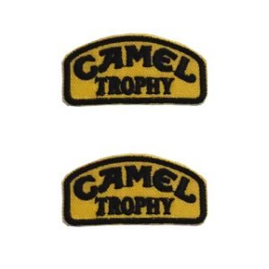 Parche bordado Camel Trophy (2 unidades)  4,5 x 2 cm. [MA-320]