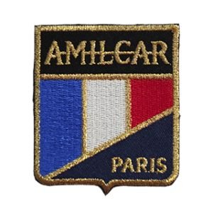 Parche bordado AMILCAR Paris 6 x 7 cm. [MA-334]