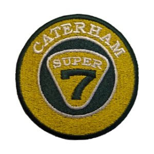 Parche bordado Caterham Super 7  7 x 7 cm. [MA-332]