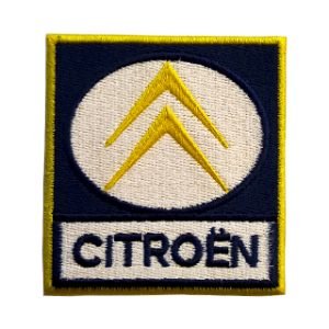 Parche bordado Citroën 6,8 x 7,2 cm. [MA-344]