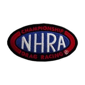 Parche bordado NHRA 8,5 x 4,7 cm. [MA-345]