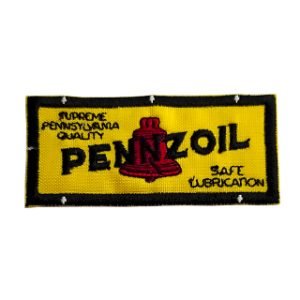 Parche bordado Pennzoil  7,8 x 3,7 cm. [MA-346]