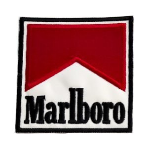 Parche bordado Marlboro 7,1 x 7,2 cm. [MA-349]