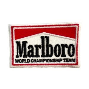 Parche bordado Marlboro 8,1 x 5,1 cm. [MA-350]