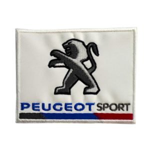 Parche bordado Peugeot sport 9 x 7 cm. [MA-351]