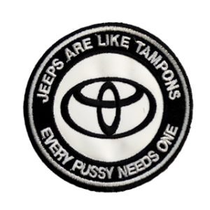 Parche bordado Toyota 8 x 8 cm. [MA-356]