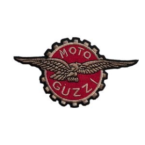 Parche bordado Moto Guzzi 10 x 5,5 cm. [MA-358]
