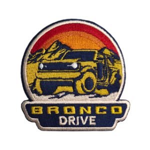 Parche bordado Bronco 8,5 x 9 cm. [MA-361]