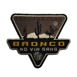 Parche bordado Bronco 9,5 x 8,3 cm. [MA-368]