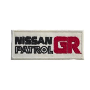 Parche bordado Nissan Patrol GR 10 x 4 cm. [MA-373]