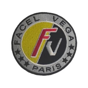Parche bordado Facel Vega 8 x 8 cm. [MA-375]
