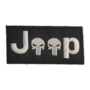 Parche bordado Jeep 10,3 x 5 cm. [MA-377]