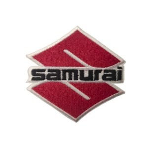 Parche bordado Suzuki Samurai 8 x 7,7 cm. [MA-382]