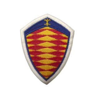 Parche bordado Koenigsegg 6,8 x 9 cm. [MA-392]