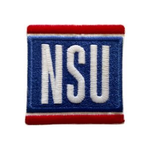 Parche bordado NSU 6,6 x 7 cm. [MA-401]