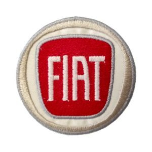 Parche bordado Fiat 7 x 7 cm. [MA-409]