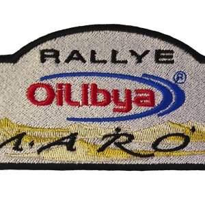 Parche bordado placa Maroc Rallye  12 x 6 cm. [PR-006]