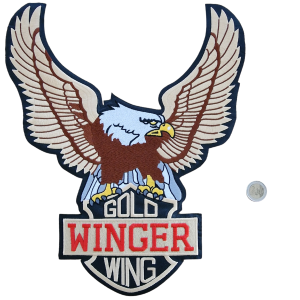 PARCHE BORDADO ÁGUILA WINGER 36 x 30 cm. [MA-418]