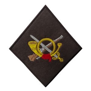 Parche bordado INSIGNIA INFANTERIA 12 x 14,5 cm. [MI-124]