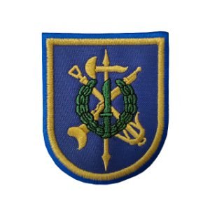 Parche bordado BANDERA OPERACIONES ESPECIALES MADERAL OLEAGA 6,8 x 8,2 cm. [MI-133]