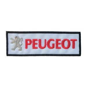 Parche bordado Peugeot  10 x 3 cm. [MA-189]