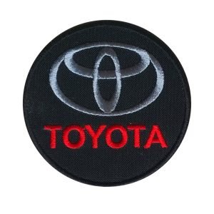 Parche bordado Toyota 7,5 x 7,5 cm. [MA-146]