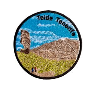 Parche bordado turístico Tenerife 8,2 x 8,2 cm. [TU-018]