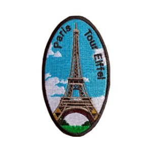 Parche bordado turístico París - Tour Eiffel  10 x 6 cm. [TU-020]
