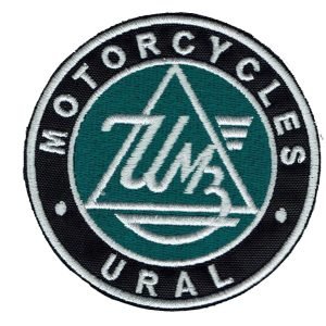 Parche bordado Motorcycles Ural 8,5 x 8,5 cm. [MA-019]