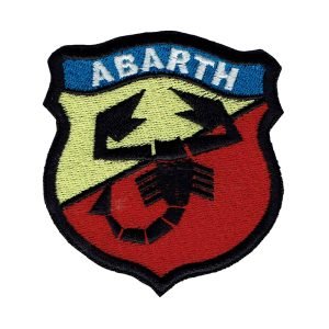 Parche bordado Abarth 6 x 6,5 cm. [MA-096]