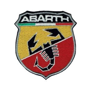 Parche bordado Abarth  7,5 x 8 cm. [MA-073]