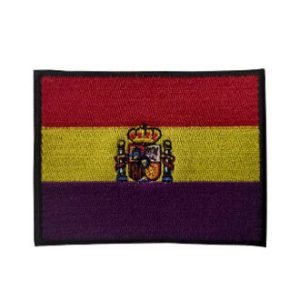 Parche bordado Bandera Republicana  8 x 5,5 cm. [BD-111]