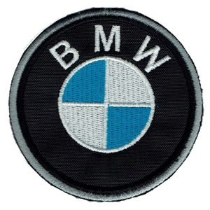 Parche bordado BMW 8 x 8 cm. [MA-029]