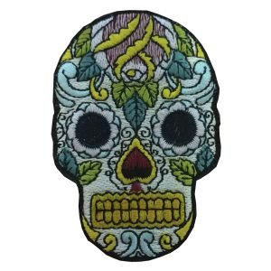 Parche bordado Catrina 8 x 5,5 cm. (CU-082)