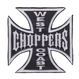 Parche bordado Choppers West Coast 8 x 8 cm. [CU-068]