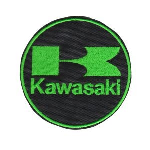 Parche bordado Kawasaki 7 x 7 cm. [MA-108]