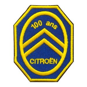 Parche bordado Citroën 100 ans 6,5 x 8 cm. [MA-196]