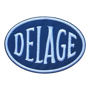 Parche bordado Delage 8 x 5,5 cm. [MA-193]