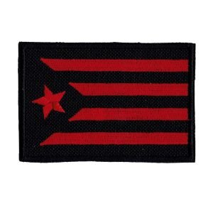 Parche bordado Bandera Independentista Catalunya  8 x 5,5 cm. [BD-028]