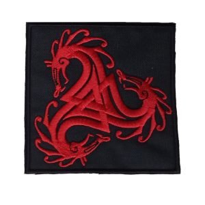 Parche bordado Dragón 6 x 6 cm. [ET-005]