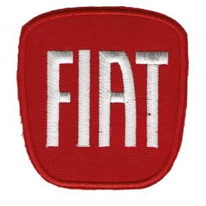 Parche bordado Fiat 7 x 6,5 cm. [MA-022]
