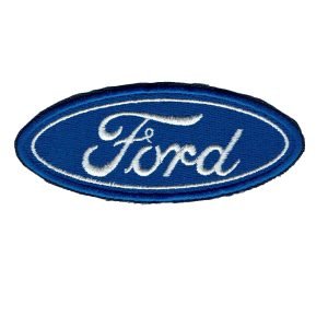 Parche bordado Ford 7,5 x 3,5 cm. [MA-099]