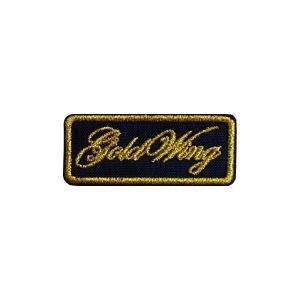 Parche bordado Goldwing 6 x 2,5 cm. [MA-154]