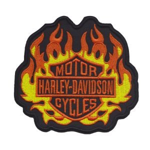 Parche bordado Harley-Davidson 10 x 9 cm. [MA-239]