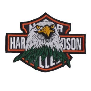 Parche bordado Águila Harley-Davidson 13 x 10 cm. [MA-151]