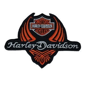 Parche bordado Harley-Davidson 12 x 8,5 cm. [MA-293]