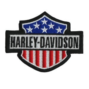 Parche bordado Harley-Davidson  10 x 8 cm. [MA-294]