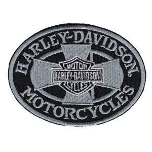 Parche bordado Harley-Davidson Motorcycles 11 x 8 cm. [MA-086]